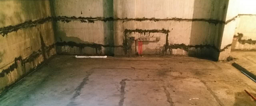 嘉定区嘉宝梦之湾105号别墅地下室防水施工流程